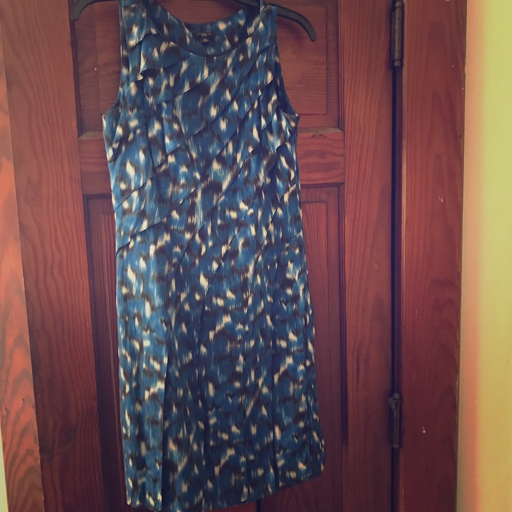 Sleeveless Blue Dress